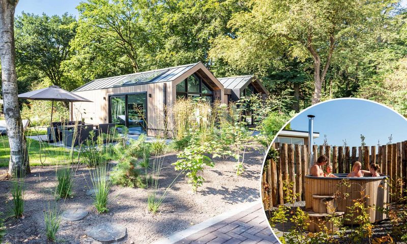 Résidence Lage Vuursche - Lodge Royal Eco 4 personen Wellness (Hottub)