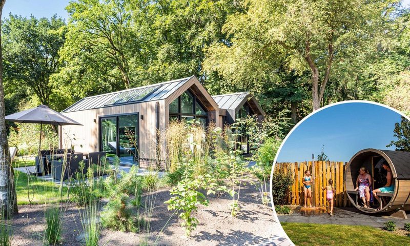 Résidence Lage Vuursche - Lodge Royal Eco 4 personen Sauna