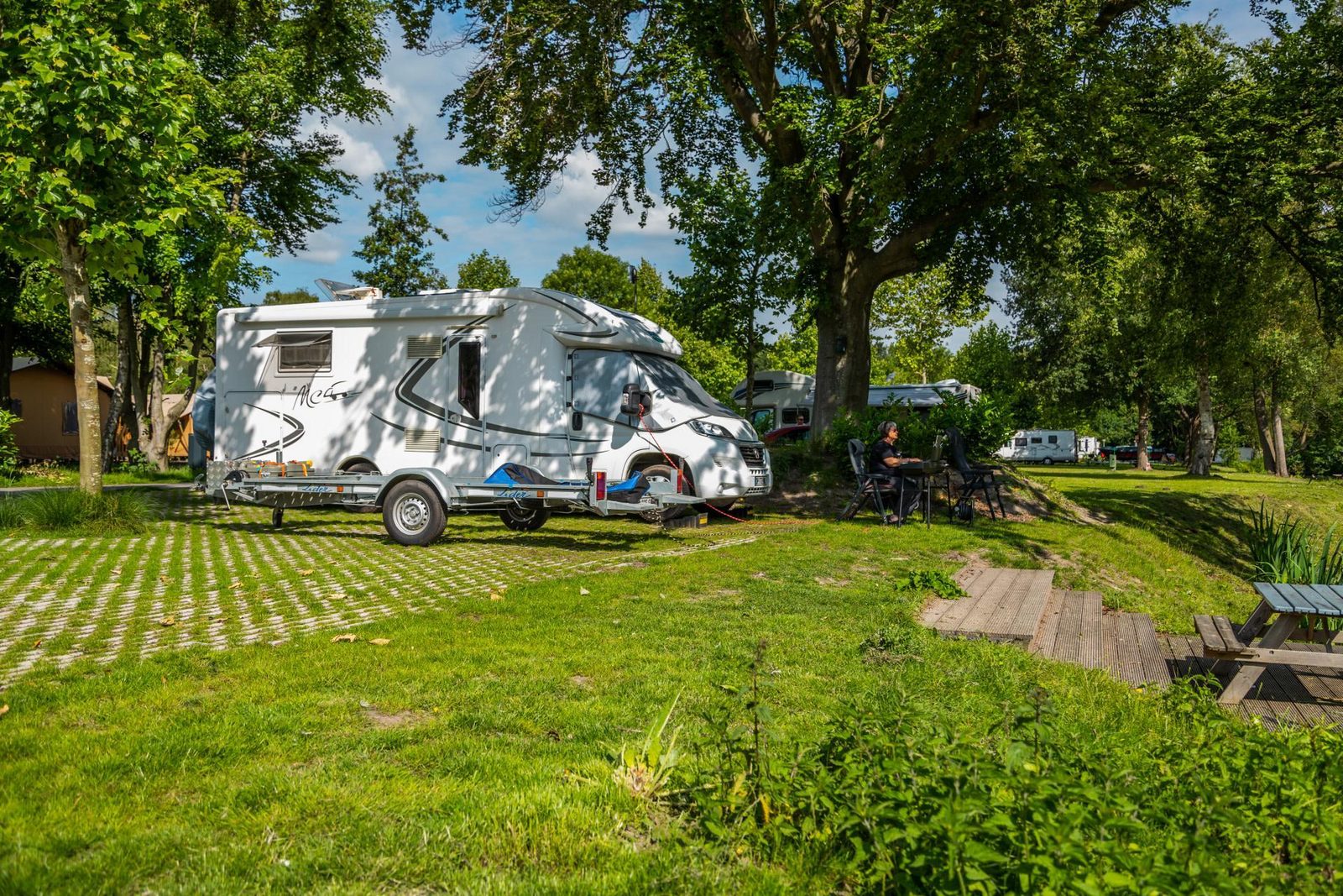 Het Amsterdamse Bos · Camperplaats Comfort L aan het water cover