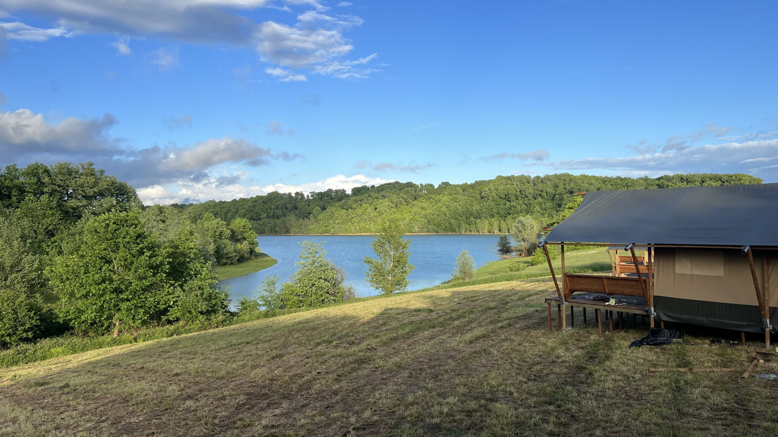 Glamping tent