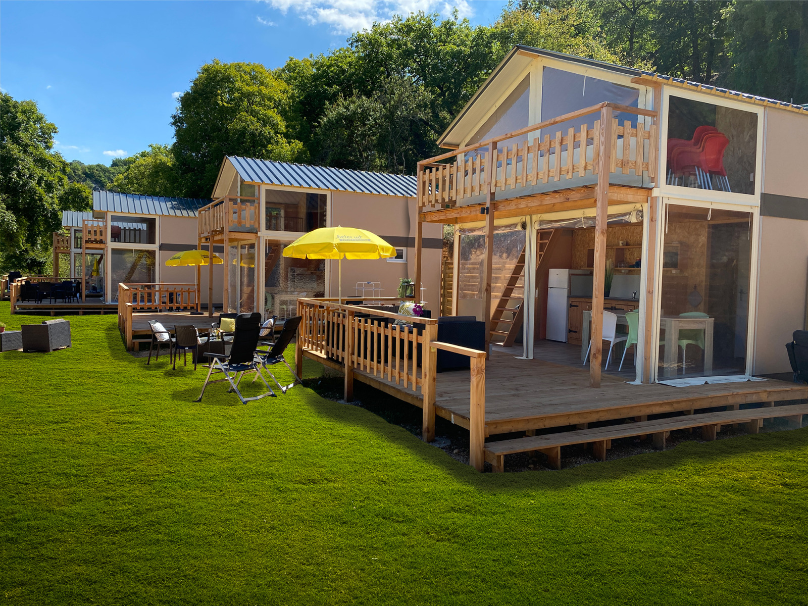 Luxe lodgetent «Belle Vue» cover