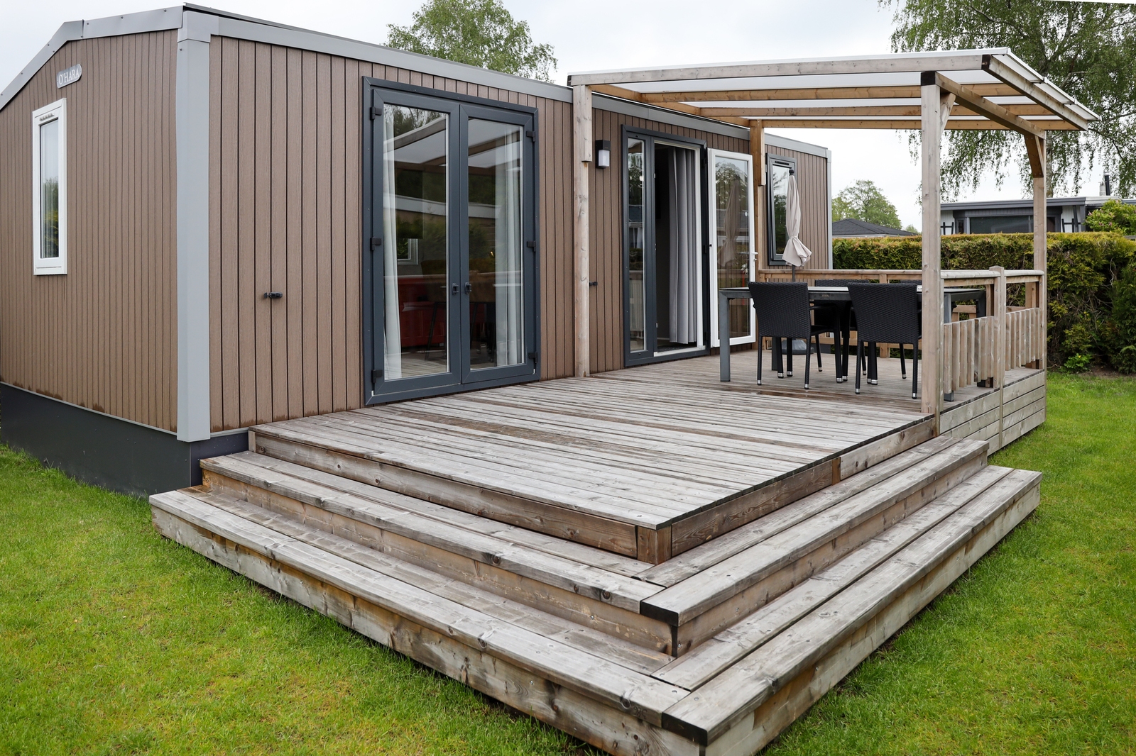 Familielodge voor 4 personen op park in Voorthuizen Veluwe cover